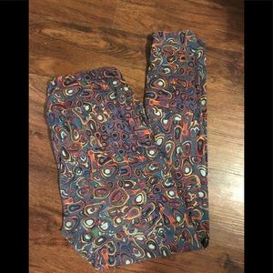 Printed Lularoe tc leggings